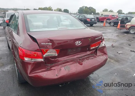 2007 Hyundai Sonata Gls из США, поврежденный, VIN 5NPET46C97H232275